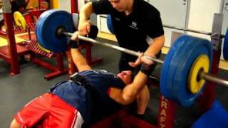 HC Bench Press  150 kg x 9 [upl. by Ayote]