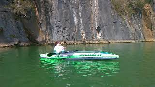 Intex Challenger K2 twoperson inflatable kayak [upl. by Nojel]