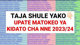 🔴NECTA MATOKEO YA KIDATO CHA NNE 2023 CSEE RESULTS NA QT MTIHANI WA MAARIFA [upl. by Neom]