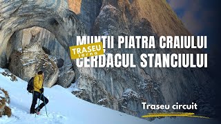 Traseu circuit iarna la Cerdacul Stanciului în Munții Piatra Craiului [upl. by Nozicka677]