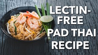 Healthy Pad Thai Recipe cooking demo [upl. by Ocsecnarf483]