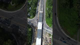 bridgework roadwork High View of Bridge Deck progress [upl. by Zedecrem]