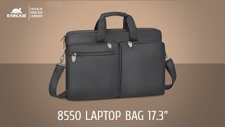 RIVACASE 8550 Black 173 Laptop Bag [upl. by Amye]