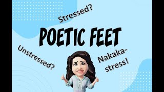 ENG 1 POETIC FEET [upl. by Abdulla]