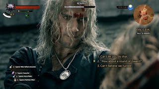 If Renfri vs Geralt was in Witcher 3  Wild Hunt [upl. by Samson310]