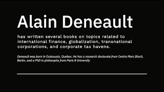 Tax haven expert Alain Deneault explains how tax havens damage society [upl. by Eelirem619]