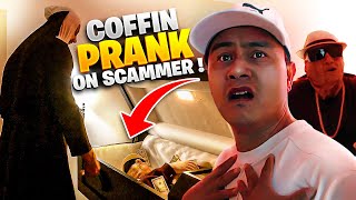 CONFRONTING SCAMMERS WITH A FAKE FUNERAL EPIC REACTIONS [upl. by Eul811]