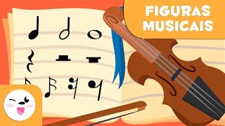 Figuras musicais semínima mínima colcheia e semicolcheia  Aprender música [upl. by Seow]