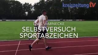 Redakteur Lars Warnecke trainiert für das Sportabzeichen [upl. by Adnicaj34]