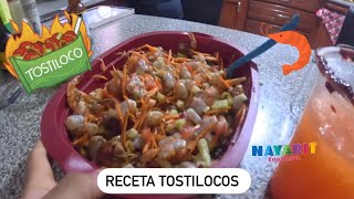 Receta TOSTILOCOS NAYARIT [upl. by Ynnij]