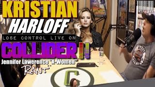 Kristian Harloff Loses Control Meltdown Live On Collider Jennifer Lawrence quotXWomenquot Rant [upl. by Einnaoj]