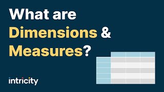 What are Dimensions and Measures [upl. by Ittocs573]