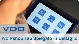 VDO Workshop Tab in dettaglio  Il tablet per configurare e calibrare i tachigrafi [upl. by Scarface]