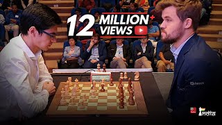 What happened when Anish Giri offered a draw to Magnus Carlsen on move 4 [upl. by Odell]