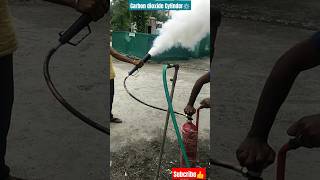 Carbon dioxide Fire Extinguisher Operation🧯shorts carbondioxide fireextinguisher safetyfirst [upl. by Eyssej]