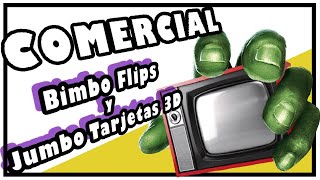 Comercial Bimbo Flips y Jumbo Tarjetas 3D Armables Hulk Furia Gamma [upl. by Ennis]