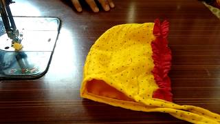 छोटे बच्चे की टोपी की बनाना सीखे आसानी से Baby Cap Cutting And Stitching [upl. by Ammadis245]