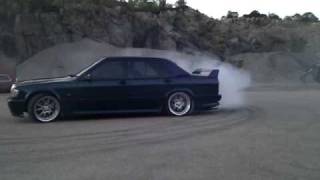 Mercedes 190e drift [upl. by Laemsi659]