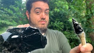 How To Make An Obsidian Knife [upl. by Siron]