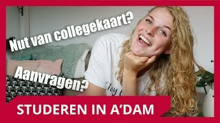 Alles over je COLLEGEKAART  HvA [upl. by Etezzil]