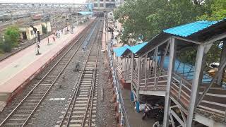 Santragachi Junction Railway Station Santragachi Foot Over BridgeAmazing View [upl. by Annaeirb]