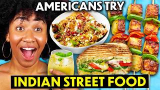 Americans Try Indian Street Food For The First Time  3 [upl. by Duntson]