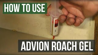 How To Use Advion Roach Bait Gel Eliminate German Roaches [upl. by Viv]