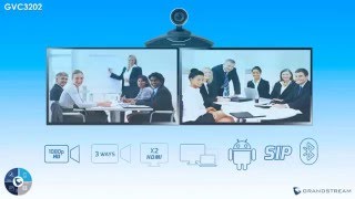 GVC3202 Video Conferencing System from Grandstream [upl. by Ainsley]