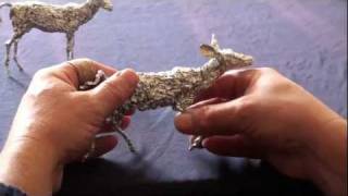 Tutorial  Alufolie modellieren Aluminiumfoil sculpturing Tin foil crafts [upl. by Jessica203]