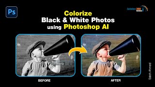 How to Colorize Black amp White Photos With Photoshop AI [upl. by Gaither231]