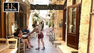 Learn Why Chania is on the Rise 4K Walking Tour [upl. by Hsotnas]