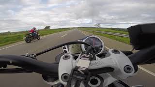 Triumph Street Triple 675 Vs hornets [upl. by Innoc857]