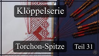 Klöppelserie  Torchon Rahmen  Teil 31 [upl. by Rialb]