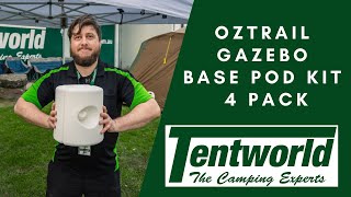 Oztrail Gazebo Base Pod Kit  4 Pack [upl. by Eeralih934]