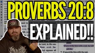 Proverbs 208 Explained  Bible Knowledge Commentary [upl. by Ul]