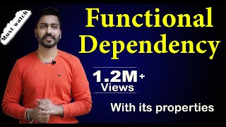 Lec23 Functional Dependency amp its properties in DBMS in HINDI [upl. by Anahtor]