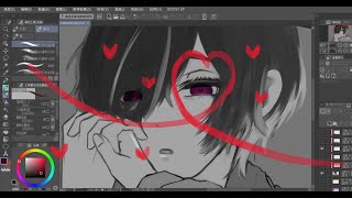 【SPEEDPAINT】Obey Me Belphegor obeymebelphie obeyme speedpaint csp clipstudiopaint painting [upl. by Marthena]