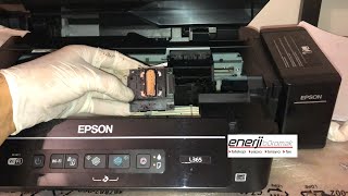 Epson Ecotank Cleaning the Print Head Epson Ecotank Print Head disassembly and assembly [upl. by Luke459]