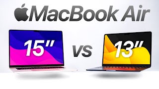 MacBook Air 15 vs MacBook Air 13  Which One to Get [upl. by Adimra]