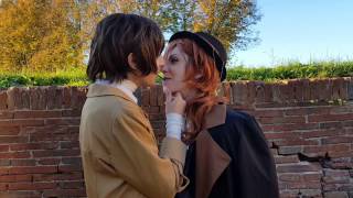 Cosplay Soukoku pocky game [upl. by Holna]