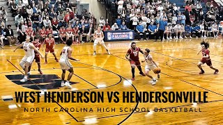 West Henderson White vs Hendersonville Red 120123 North Carolina High School basketball [upl. by Woo]