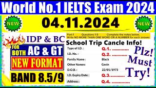 IELTS LISTENING PRACTICE TEST 2024 WITH ANSWERS  04112024 [upl. by Kenta]