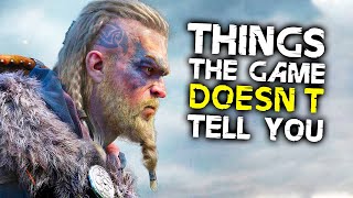 Assassins Creed Valhalla 10 Things The Game DOESNT TELL YOU [upl. by Gwenn446]