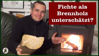 Wird Fichte als Brennholz unterschätzt [upl. by Lebasile]