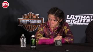 Claudia Gadelha wont accept Joannas apology [upl. by Auoh]