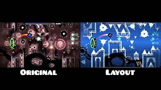 quotAcheronquot Original vs Layout  Geometry Dash Comparison [upl. by Underwood]