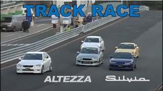 Track Race 102  Toyota Altezza vs Nissan Silvia [upl. by Airehc558]