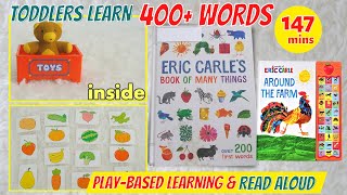 Learn to TALK for Babies Toddlers and Kids  Book of Many Things  Eric Carle Read Aloud Books [upl. by Enidlarej]