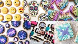 COLORFUL COOKIES Cookie Decorating Compilation by SweetAmbs [upl. by Ogden278]