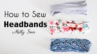 Learn to Sew a Headband  DIY Workout Headband [upl. by Chelsey]